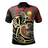 Clan Cheyne Tartan Polo Shirt Viking Wolf YV18 Cheyne Tartan Tartan Polo