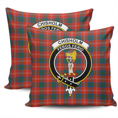 Clan Chisholm Ancient Tartan Crest Pillow Cover EB22 Clan Chisholm Tartan Today
