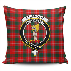 Clan Chisholm Modern Tartan Crest Pillow Cover IH51 Clan Chisholm Tartan Today