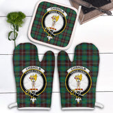 Clan Chisholm Hunting Ancient Tartan Crest Oven Mitt And Pot Holder (2 Oven Mitts + 1 Pot Holder) EE53 Clan Chisholm Tartan Today