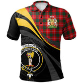 Clan Chisholm Modern Tartan Polo Shirt - Royal Coat Of Arms Style LG45 Chisholm Modern Tartan Tartan Polo