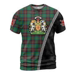 Personalized Clan Chisholm Hunting Ancient Tartan Shirt with Scotland Coat of Arms & Custom Name VU43