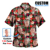 Clan Christie Tartan Custom Face Hawaiian Shirt – Unisex Gift for Family Members, Summer Party IU47 Christie Tartan Tartan Hawaii Shirt
