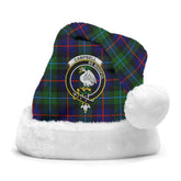 Clan Campbell of Cawdor Modern Tartan Crest Christmas Santa Hat KX45 Campbell of Cawdor Modern Tartan Tartan Santa Hat