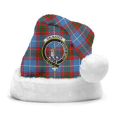 Clan Dalmahoy Tartan Crest Christmas Santa Hat AP31 Dalmahoy Tartan Tartan Santa Hat