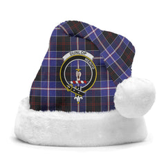Clan Dunlop Modern Tartan Crest Christmas Santa Hat AT13 Dunlop Modern Tartan Tartan Santa Hat