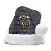 Clan Fletcher of Dunans Tartan Crest Christmas Santa Hat GZ47 Fletcher of Dunans Tartan Tartan Santa Hat