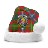 Clan Forrester Tartan Crest Christmas Santa Hat BE66 Forrester Tartan Tartan Santa Hat