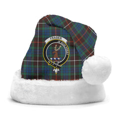 Clan Fraser (of Lovat) Hunting Ancient Tartan Crest Christmas Santa Hat OM53 Fraser (of Lovat) Hunting Ancient Tartan Tartan Santa Hat