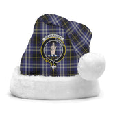 Clan Kilmarnock Tartan Crest Christmas Santa Hat HO71 Kilmarnock Tartan Tartan Santa Hat