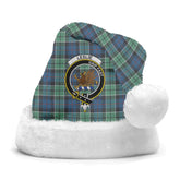 Clan Leslie Hunting Ancient Tartan Crest Christmas Santa Hat QG54 Leslie Hunting Ancient Tartan Tartan Santa Hat