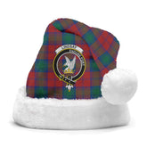 Clan Lindsay Modern Tartan Crest Christmas Santa Hat VT17 Lindsay Modern Tartan Tartan Santa Hat