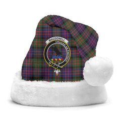 Clan MacDonnell of Glengarry Modern Tartan Crest Christmas Santa Hat UG62 MacDonnell of Glengarry Modern Tartan Tartan Santa Hat
