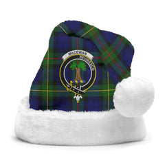 Clan MacEwan Modern Tartan Crest Christmas Santa Hat TC24 MacEwan Modern Tartan Tartan Santa Hat