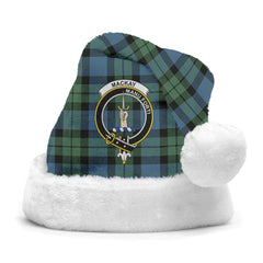 Clan MacKay Ancient Tartan Crest Christmas Santa Hat IS80 MacKay Ancient Tartan Tartan Santa Hat