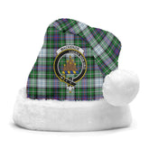Clan MacKenzie Dress Modern Tartan Crest Christmas Santa Hat QM39 MacKenzie Dress Modern Tartan Tartan Santa Hat