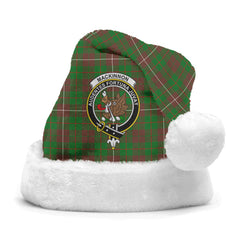 Clan MacKinnon Hunting Modern Tartan Crest Christmas Santa Hat EQ48 MacKinnon Hunting Modern Tartan Tartan Santa Hat
