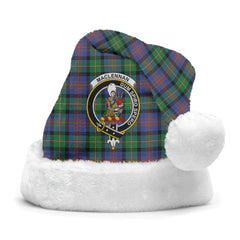 Clan MacLennan Ancient Tartan Crest Christmas Santa Hat VO11 MacLennan Ancient Tartan Tartan Santa Hat