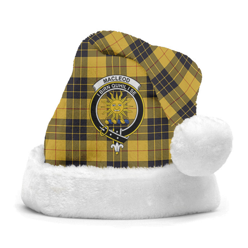 Clan MacLeod of Lewis Ancient Tartan Crest Christmas Santa Hat TT38 MacLeod of Lewis Ancient Tartan Tartan Santa Hat
