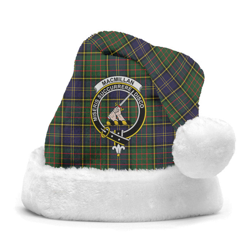 Clan MacMillan Hunting Modern Tartan Crest Christmas Santa Hat JQ12 MacMillan Hunting Modern Tartan Tartan Santa Hat