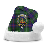 Clan MacThomas Modern Tartan Crest Christmas Santa Hat AG11 MacThomas Modern Tartan Tartan Santa Hat