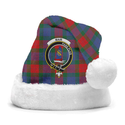 Clan Mar Tartan Crest Christmas Santa Hat