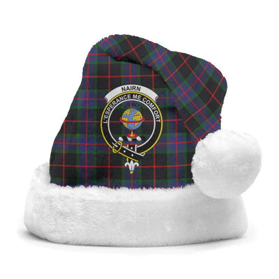 Clan Nairn Tartan Crest Christmas Santa Hat
