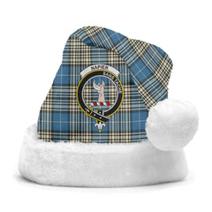 Clan Napier Ancient Tartan Crest Christmas Santa Hat LZ96 Napier Ancient Tartan Tartan Santa Hat