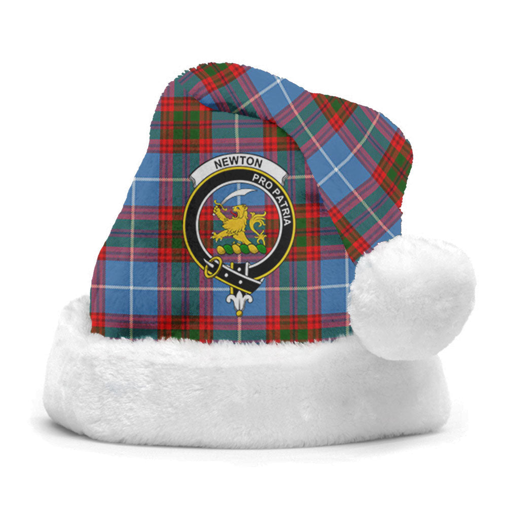 Clan Newton Tartan Crest Christmas Santa Hat VU35 Newton Tartan Tartan Santa Hat
