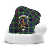 Clan Sutherland Modern Tartan Crest Christmas Santa Hat KT35 Sutherland Modern Tartan Tartan Santa Hat