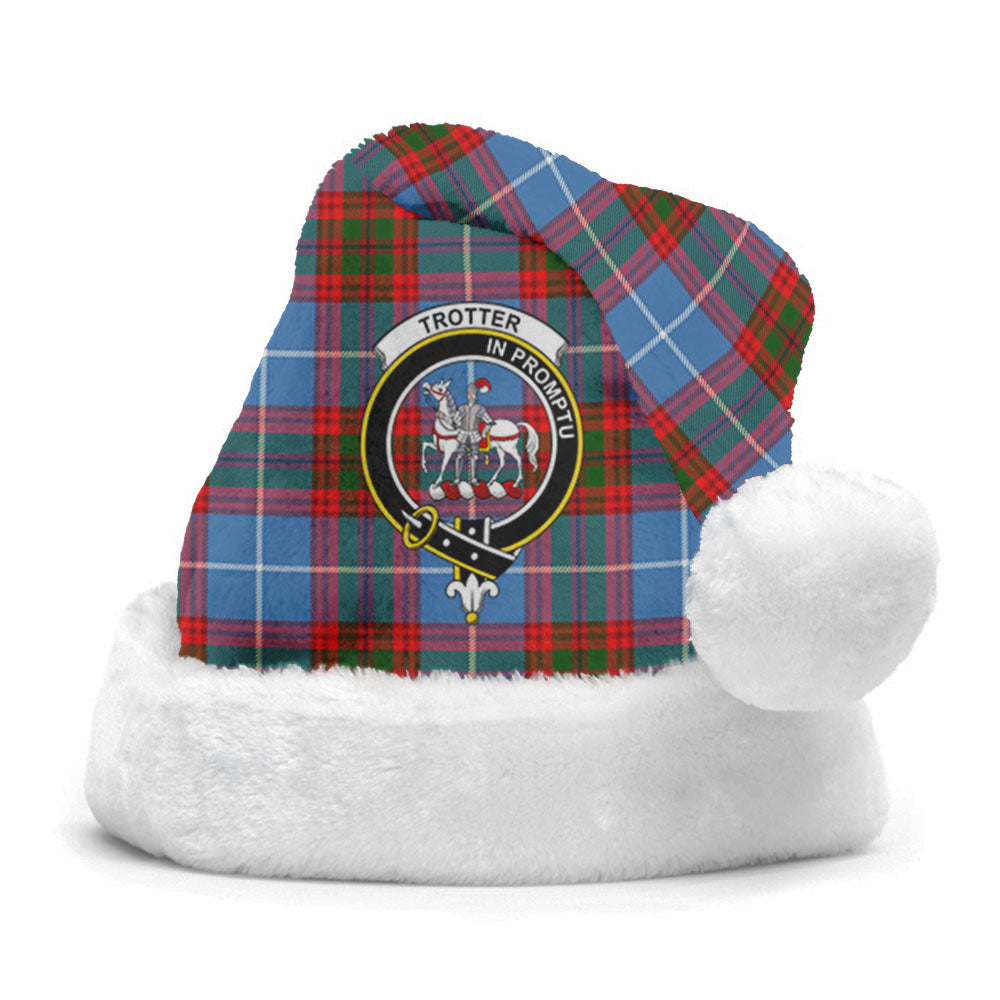 Clan Trotter Tartan Crest Christmas Santa Hat UJ60 Trotter Tartan Tartan Santa Hat