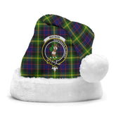 Clan Watson Modern Tartan Crest Christmas Santa Hat LR32 Watson Modern Tartan Tartan Santa Hat