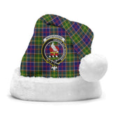 Clan Whitefoord Tartan Crest Christmas Santa Hat BC58 Whitefoord Tartan Tartan Santa Hat