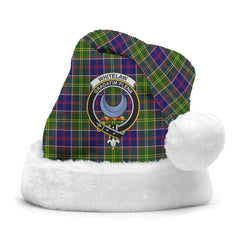 Clan Whitelaw Tartan Crest Christmas Santa Hat RN24 Whitelaw Tartan Tartan Santa Hat