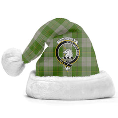 Clan Cunningham Dress Green Dancers Tartan Crest Christmas Santa Hat HP52 Cunningham Dress Green Dancers Tartan Tartan Santa Hat