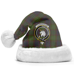 Clan Cunningham Hunting Modern Tartan Crest Christmas Santa Hat ZS54 Cunningham Hunting Modern Tartan Tartan Santa Hat