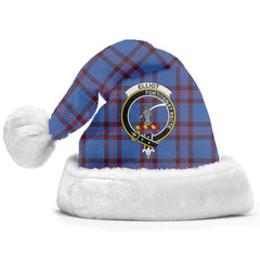 Clan Elliot Modern Tartan Crest Christmas Santa Hat ZK65 Elliot Modern Tartan Tartan Santa Hat