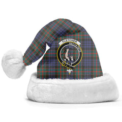 Clan Fletcher of Dunans Tartan Crest Christmas Santa Hat GZ47 Fletcher of Dunans Tartan Tartan Santa Hat