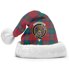 Clan Fotheringham Tartan Crest Christmas Santa Hat MD95 Fotheringham Tartan Tartan Santa Hat