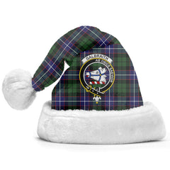 Clan Galbraith Modern Tartan Crest Christmas Santa Hat TK54 Galbraith Modern Tartan Tartan Santa Hat