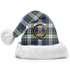 Clan Gordon Dress Modern Tartan Crest Christmas Santa Hat EO70 Gordon Dress Modern Tartan Tartan Santa Hat