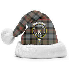 Clan Gunn Weathered Tartan Crest Christmas Santa Hat MZ41 Gunn Weathered Tartan Tartan Santa Hat