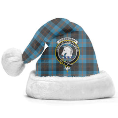 Clan Horsburgh Tartan Crest Christmas Santa Hat OG46 Horsburgh Tartan Tartan Santa Hat