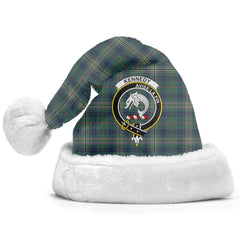 Clan Kennedy Modern Tartan Crest Christmas Santa Hat TU98 Kennedy Modern Tartan Tartan Santa Hat