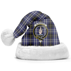 Clan Kilmarnock Tartan Crest Christmas Santa Hat HO71 Kilmarnock Tartan Tartan Santa Hat