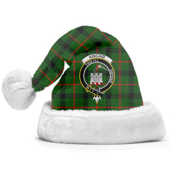 Clan Kincaid Tartan Crest Christmas Santa Hat UG26 Kincaid Tartan Tartan Santa Hat