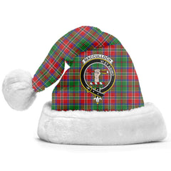 Clan MacCulloch (McCulloch) Tartan Crest Christmas Santa Hat LL11 MacCulloch (McCulloch) Tartan Tartan Santa Hat