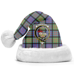 Clan MacDonald Ancient Tartan Crest Christmas Santa Hat RF60 MacDonald Ancient Tartan Tartan Santa Hat