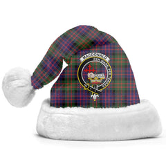 Clan MacDonald Modern Tartan Crest Christmas Santa Hat LB79 MacDonald Modern Tartan Tartan Santa Hat