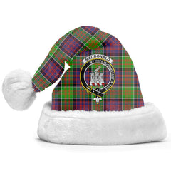 Clan MacDonald (Clan Ranald) Tartan Crest Christmas Santa Hat SO83 MacDonald (Clan Ranald) Tartan Tartan Santa Hat
